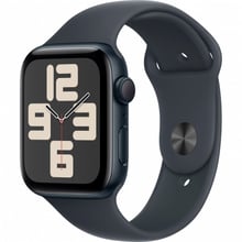 Apple Watch SE 2 2024 44mm GPS Midnight Aluminum Case with Midnight Sport Band - M/L (MXEK3QH/A): Размер 44mm