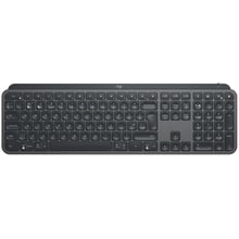 Клавиатура Logitech MX Keys Advanced for Business Wireless Illuminated UA Graphite (920-010251): Подключение беспроводное