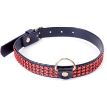 Нашийник із кристалами Fetish Boss Series - Collar with crystals Red (BS3300108): Виробник Fetish Boss Series