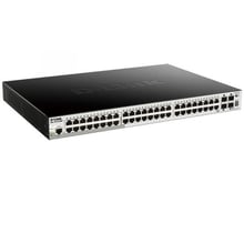 Мережевий комутатор D-Link DGS-1510-52XMP: Порти только Gigabit Ethernet (10/100/1000)