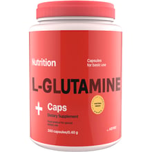 Амінокислота для спорту AB PRO L-Glutamine caps 360 капсул: Тип глютамин