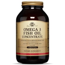 Solgar Omega-3 Fish Oil Concentrate, 120 Softgels