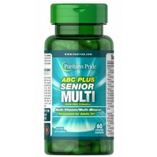 Puritan's Pride ABC Plus Senior Multivitamin Multi-Mineral Formula Мультивитамины и минералы 60 каплет: Тип Мультивитамины