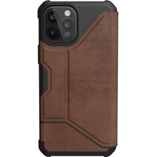 Аксесуар для iPhone Urban Armor Gear UAG Metropolis Leather Brown (112366118380) for iPhone 12 Pro Max: Колір коричневий