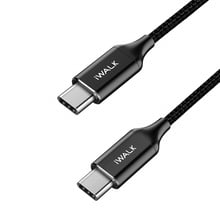 Кабель iWALK Cable USB-C to USB-C 1.8m Black (CSB009)