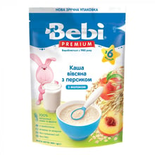 Каша молочна Bebi Premium Вівсяна з персиком 200 г: Тип Каши молочные