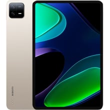 Планшет Xiaomi Pad 6 6/128Gb Wi-Fi Gold (UA): Дисплей 11" IPS LCD (1800 x 2880) / 309 ppi / Corning Gorilla Glass 3