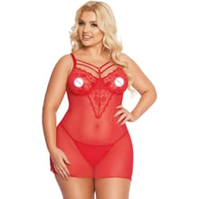 Пеньюар SoftLine Aldona, XXL (red): Для кого Для женщин