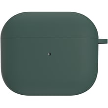 Чехол для наушников Switcheasy Skin Soft Touch Silicone Pine Green (GS-108-174-193-175) for Apple AirPods 3: Тип Чехол