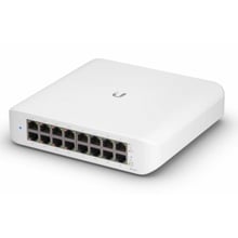 Сетевой коммутатор Ubiquiti USW-Lite-16-PoE: Порты только Gigabit Ethernet (10/100/1000)