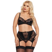 Комплект білизни SoftLine - Joana, XL (black): Для кого Для женщин