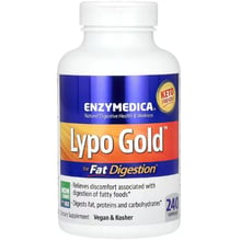 Enzymedica Lypo Gold Ферменти для травлення жирів 240 капсул: Форма випуску Капсулы