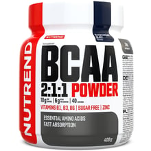 Амінокислота для спорту Nutrend BCAA 2:1:1 Powder 400 g / 40 servings / blackcurrant blast: Тип BCAA