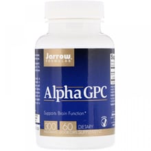 Jarrow Formulas Alpha GPC 300 mg 60 Veggie Caps Альфа GPC: Тип вітамін B