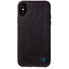 Чохол для iPhone Gmakin Leather Case Safiano Black (GLI13) for iPhone X/iPhone Xs: Колір чорний