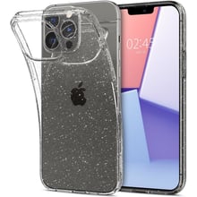 Чохол для iPhone Spigen Liquid Crystal Glitter Crystal Quartz (ACS03255) for iPhone 13 Pro: Колір серебристый