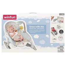 ​Шезлонг-гойдалка 2 в 1 WinFun Grow with me блакитна (802101-NL): Тип укачивающий центр