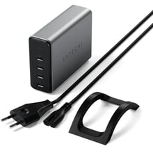 Зарядное устройство Satechi Wall Charger 4xUSB-C GaN 165W Space Gray (ST-UC165GM-EU): Особенности Power Delivery (PD), USB-C