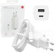 Зарядное устройство Xiaomi Wall Charger USB+USB-C GaN2 65W White with USB-C Cable (BHR5515GL): Кабель в комплекте USB-C