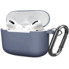 Чехол для наушников TPU Case with Belt Lavender for Apple AirPods Pro: Тип Чехол