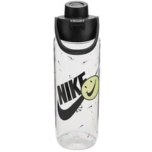 Фляга Пляшка Nike TR RENEW RECHARGE CHUG BOTTLE 24 OZ Прозоро-чорний УНІ 709 мл (N.100.7637.968.24): Виробник Nike