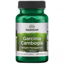 Swanson Garcinia Cambogia 80 mg Гарциния камбоджийская 60 капсул: Форма выпуска Капсулы