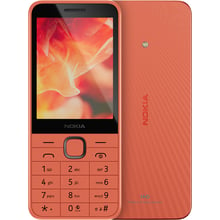 Мобильный телефон Nokia 215 4G (2024) Dual Peach: Дисплей 2.8" TFT LCD (240 x 320) / 143 ppi