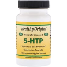 Healthy Origins 5-HTP 100 mg 60 caps гідроксітріптофана: Форма випуску капсули