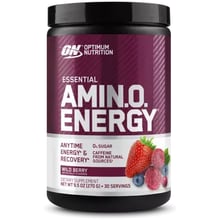 Аминокислота для спорта Optimum Nutrition Essential Amino Energy 270 g / 30 servings / wild berry: Тип Комплексные