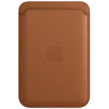 Чохол для iPhone Apple Leather Wallet with MagSafe Saddle Brown (MHLT3): Колір коричневий