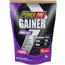 Гейнер Power Pro Gainer 4000 g /100 servings/ Слива: Стать унісекс