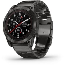 Смарт-годинник Garmin Fenix 7X Pro Sapphire Solar Carbon Gray DLC Titanium with Vented Titanium Bracelet (010-02778-30): Дисплей 1.4 "(280х280)