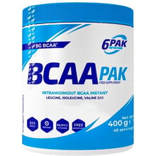 Аминокислота для спорта 6PAK Nutrition BCAA Pak 400 g /40 servings/ Cactus Lemon: Тип BCAA