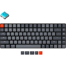 Клавіатура Keychron K3 84 keys, Low Profile Hot-Swap Optical White LED, Blue (K3D2_KEYCHRON): Підключення беспроводное