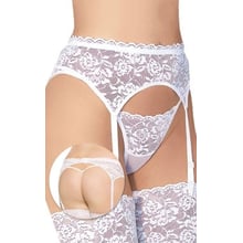 Пояс для чулок SoftLine Garterbelt 3305, S/M (white): Для кого Для женщин