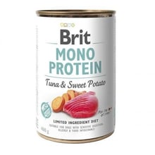 Вологий корм Brit Mono Protein Dog для собак з тунцем та бататом 400 г (8595602555383): Тип Влажный корм