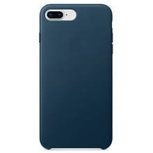 Чохол для iPhone Apple Leather Case Cosmos Blue (MQHR2) for iPhone 8 Plus/iPhone 7 Plus: Колір синій