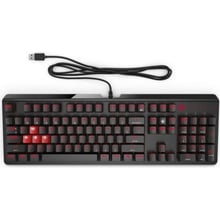 Клавиатура HP OMEN Encoder USB CHERRY MX Brown (6YW75AA): Подключение проводное