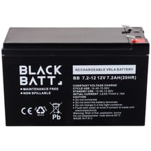 Blackbatt 12V/7,2Ah AGM: Тип AGM