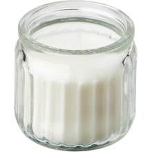 Ароматична свічка у склі ІКЕА Adlad 12 годин Білий (10502379)