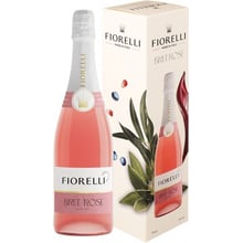 Ігристе вино Fiorelli Brut Rose, рожеве брют, 0.75л 11%, в подарунковій упаковці (ALR16546): Об'єм, л 0.75