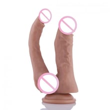 Подвійний фалоімітатор-насадка Hismith 9.8" Double Penetrator Silicone Dildo: Призначення Для двойного проникновения