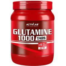 Амінокислота для спорту Activlab Glutamine 1000 tabs 240 tabs: Тип глютамин