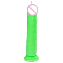 Свічка LOVE FLAME - Dildo Roma Green Fluor, CPS03-GREEN: Виробник LOVE FLAME