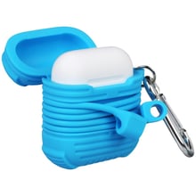 Чехол для наушников Becover Сase Armour i-Smile with Belt Blue IPH1437 (702331) for Apple AirPods: Тип Чехол