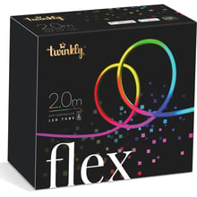 Smart LED Twinkly Flex RGB, гибкий контур, IP20, довжина 2м, кабель белый: Тип Линейная