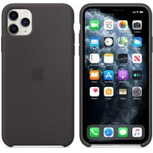 Аксесуар для iPhone Apple Silicone Case Black (MX002) for iPhone 11 Pro Max: Колір чорний