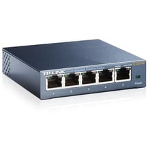 Сетевой коммутатор TP-Link TL-SG105: Порты только Gigabit Ethernet (10/100/1000)