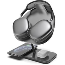 WIWU Wireless Charger Hubble Stand M15 15W Gray for Apple iPhone, Apple AirPods and Apple AirPods Max (Зарядные устройства) (79010890) Stylus approved: Производитель WIWU