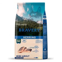 Сухий корм Bravery Herring Mini Adult з оселедцем для собак 2 кг (0647 BR HERR ADUL M_ 2KG): Тип Сухий корм